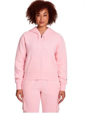 Champion Pink Fleece Full-Zip Hoodie XXL Plus